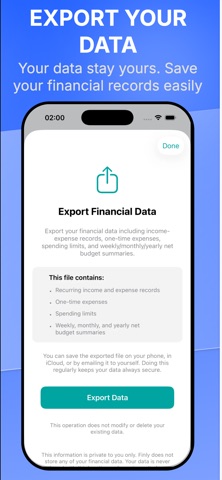 Finly: Smart Budget Tracker Screenshot 10 of 10