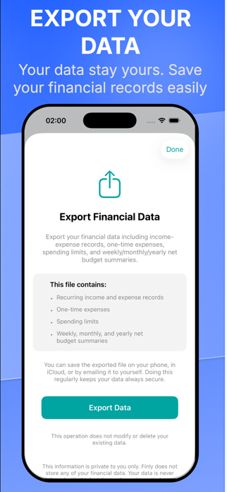 Finly: Smart Budget Tracker Screenshot 10 of 10