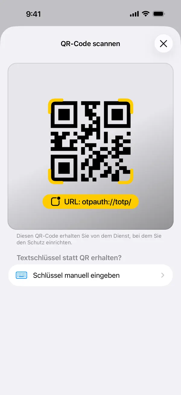 TOTP Authenticator iPhone App Screenshot 4 – Dienstprogramme