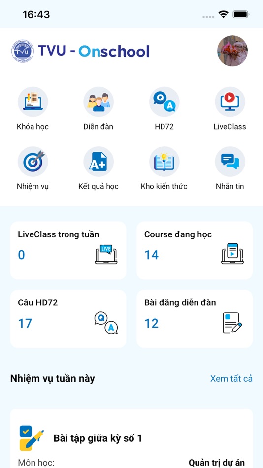 LMS TVU (iOS) 由: Onschool LMS TVU (iOS) 由: Onschool