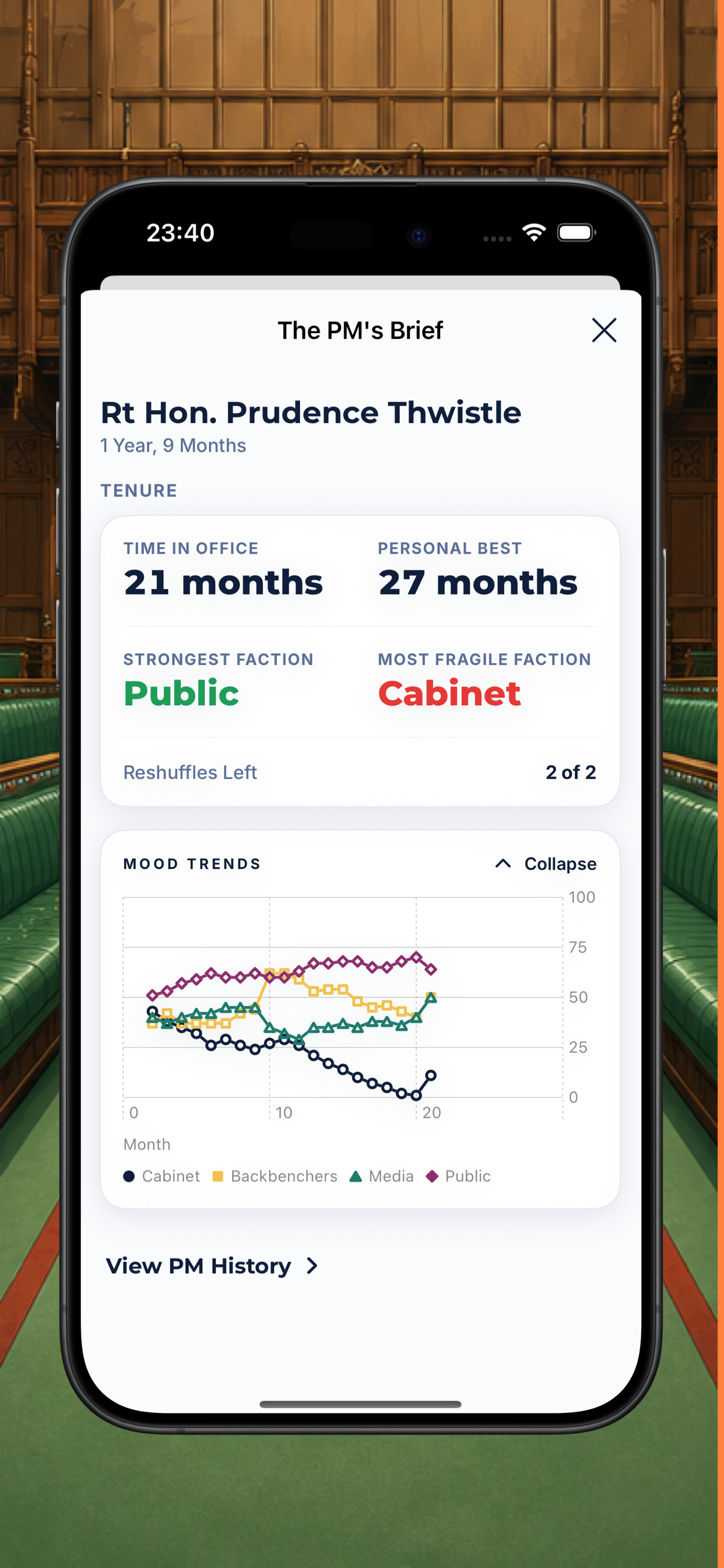 Prime Minister Sim: Politics screenshot 6