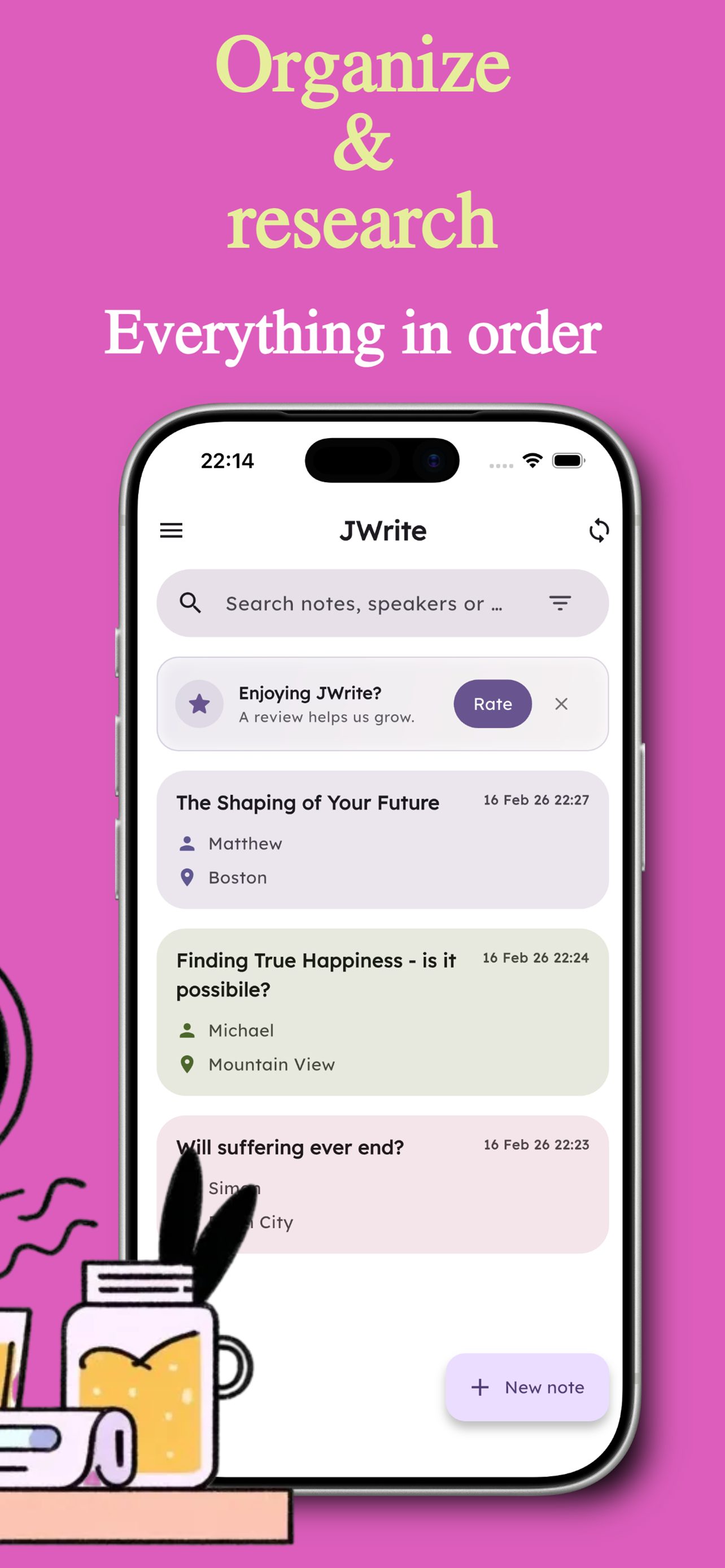 JWrite screenshot 3
