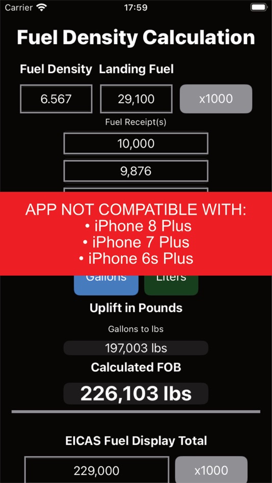 #2. Fuel Density Calculation (iOS) 由: Richard Montoya