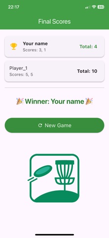 DiskScore screenshot