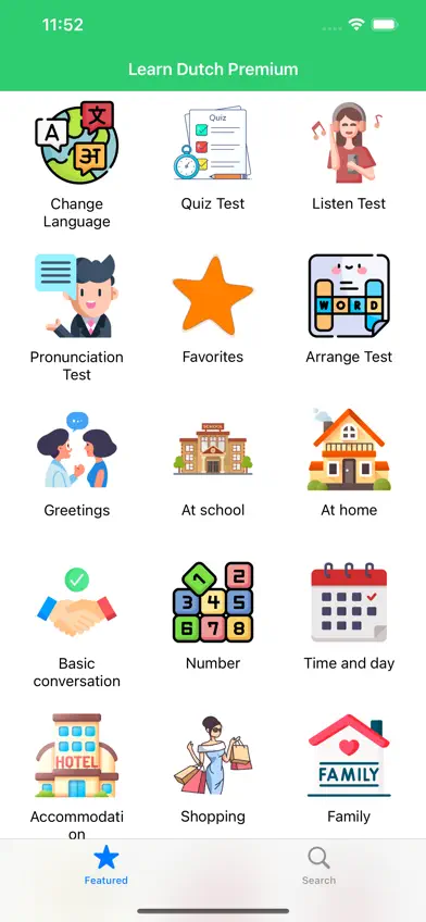 Learn Greek Phrases Premium screenshot 1