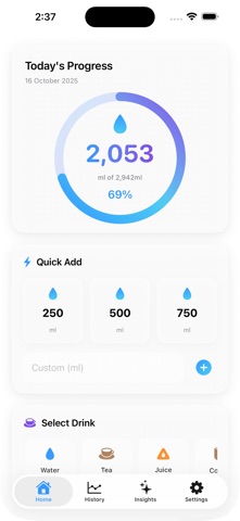 Hydrate Hive: Smart Tracker screenshot