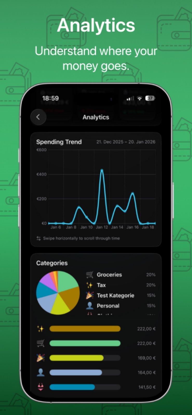 Costify: Expense Tracker iphone screenshot 4