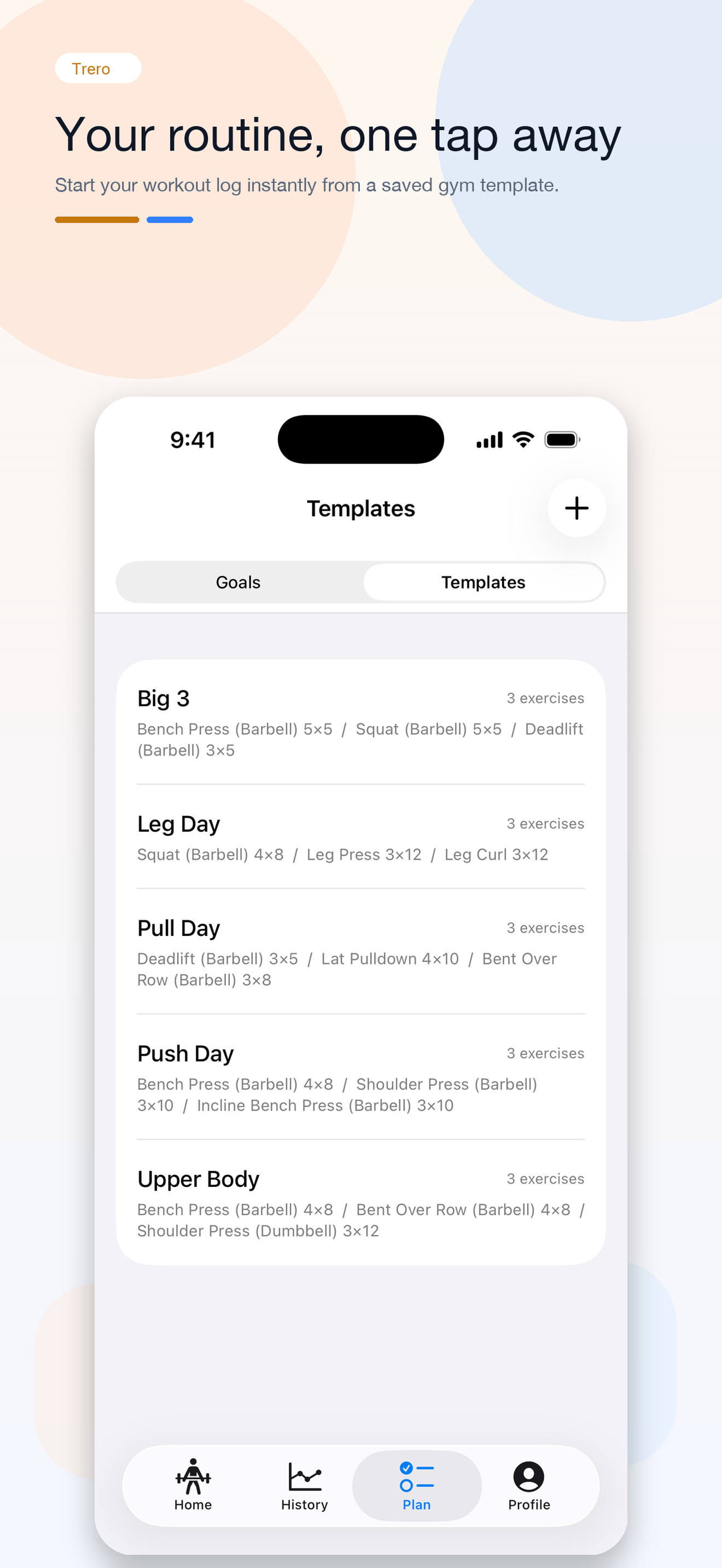Trero: Workout Log & Goals screenshot 7