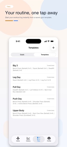 Trero: Workout Log & Goals Screenshot 7 of 8