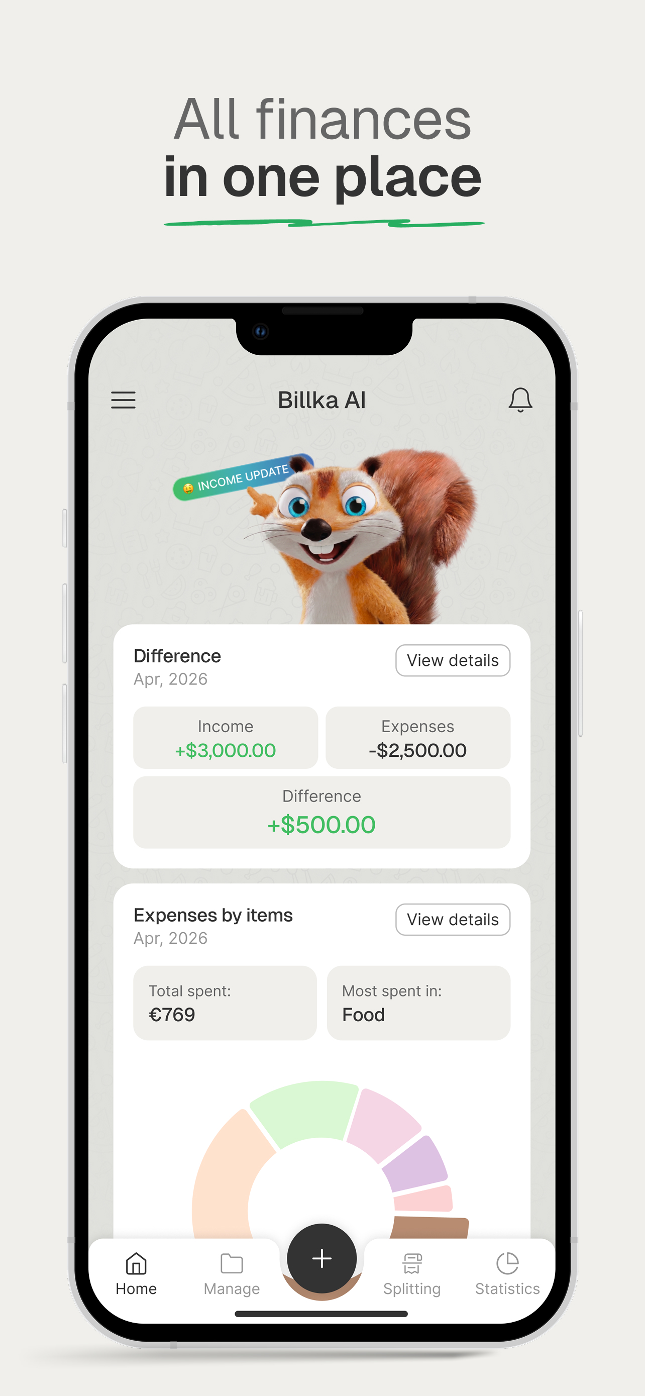 Smart Money Tracker: Billka AI screenshot 3