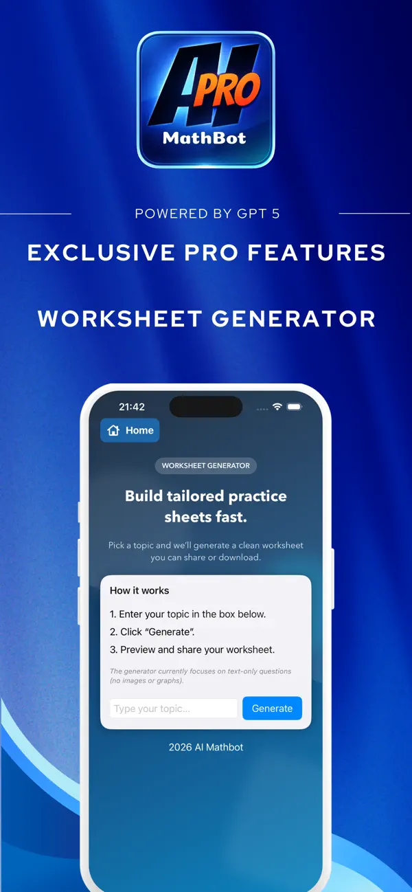 Screenshot #3 pour AI MathBot PRO