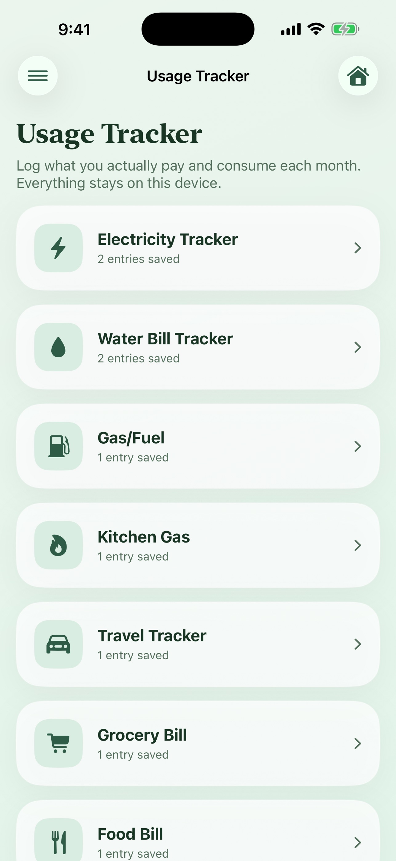 Screenshot 5 of Carbon Footprint Calculator