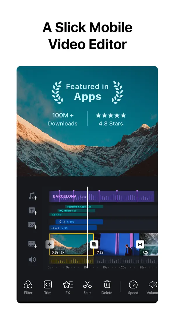 VN: AI Video Editor Screenshot 1