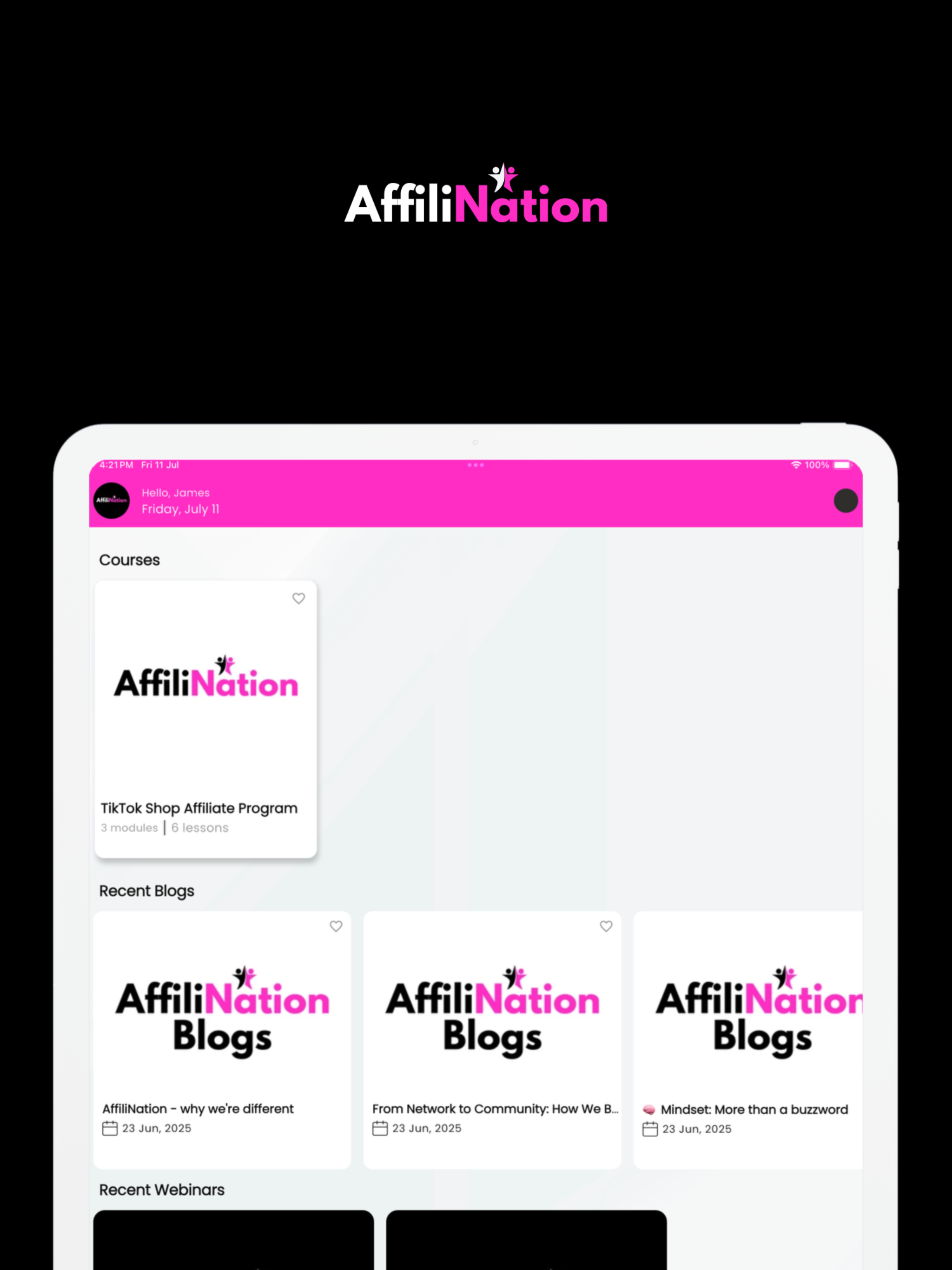 Affilination screenshot 4