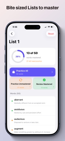 Vocabulary Builder Mastery Screenshot 6 of 8