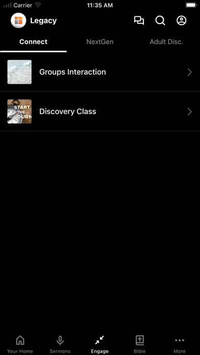 Legacy Bible Church Screenshot