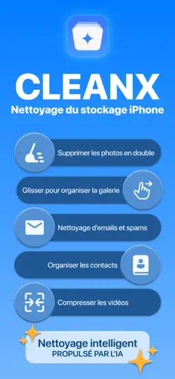 Capture d'écran de CleanX : Nettoyeur De Photos sur iPhone 1