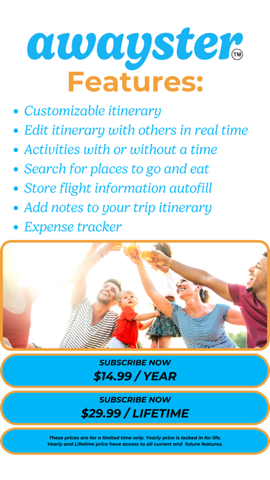 Travel Planner Guide: Awayster Screenshot
