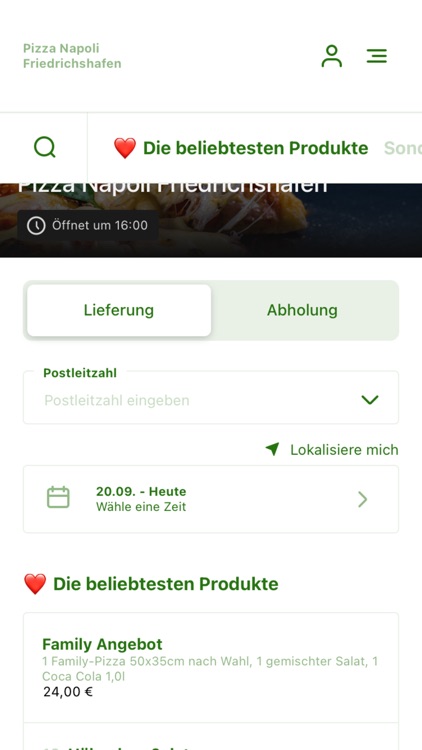 Pizza Napoli Friedrichshafen