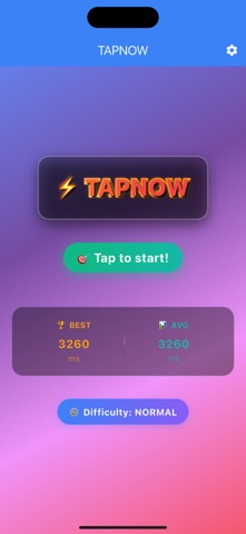 TapNow - Test Reaction Time screenshot