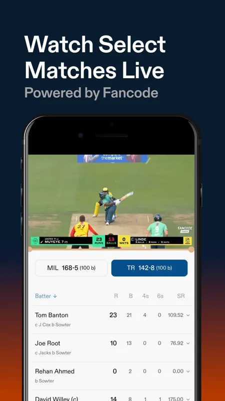 CREX - Just Cricket screenshot 7 of 8