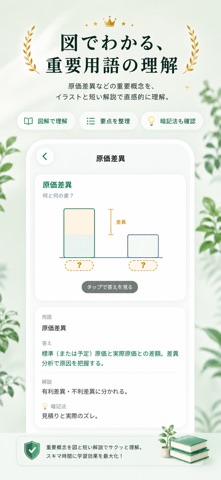 簿記3級・2級 FP・証券外務員|試験対策&一問一答&過去問 iPhone screenshot