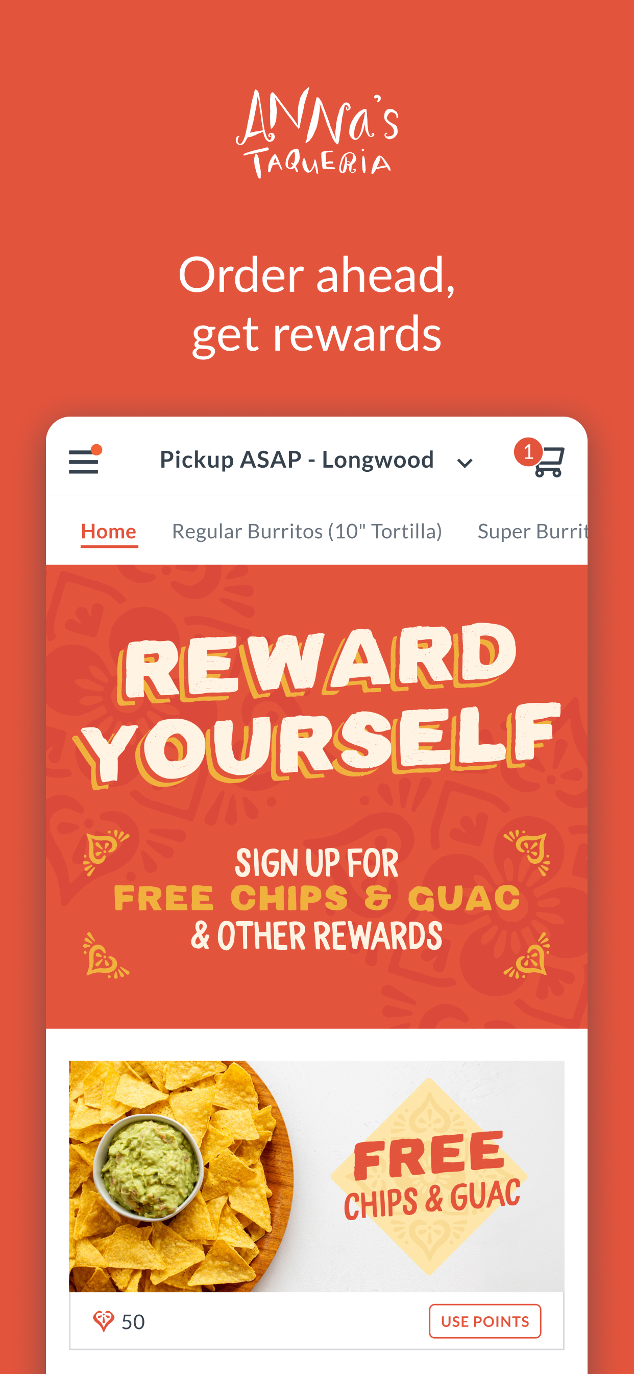 Anna's Taqueria Rewards