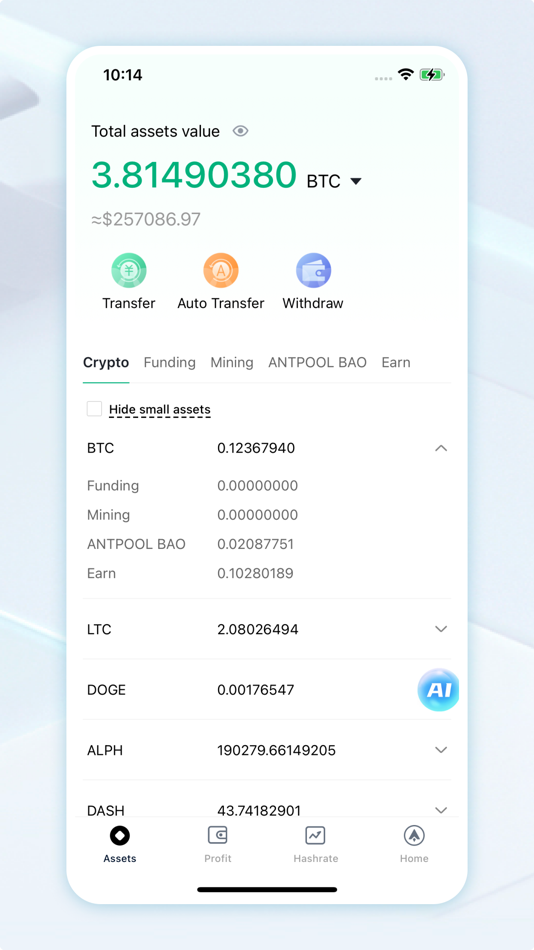 #1. ANTPOOL - Leading BTC Pool (iOS) 由: ANTPOOL TECHNOLOGIES PTE. LTD.