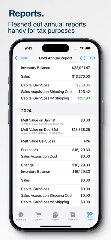 Precious Metals Manager screenshot 6 of 10