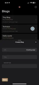 tiny blog: Publish on the Go screenshot #5 for iPhone