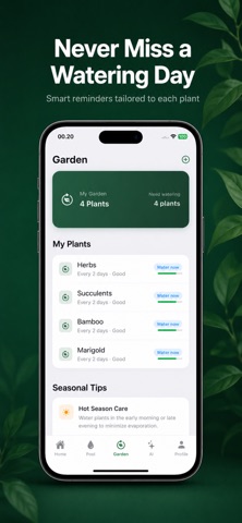 GardenOasis: Pool & Garden AI iPhone screenshot