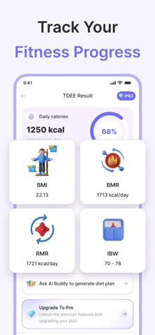 TDEE Calculator - Health Coach screenshot