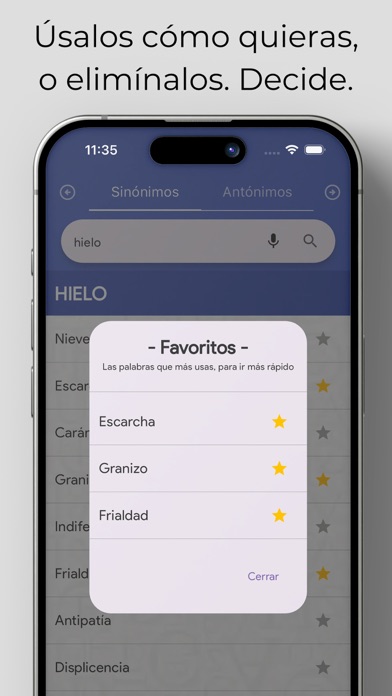 Sinónimos y Antónimos Offline Screenshot