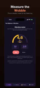 Fan Balance: Vibration screenshot