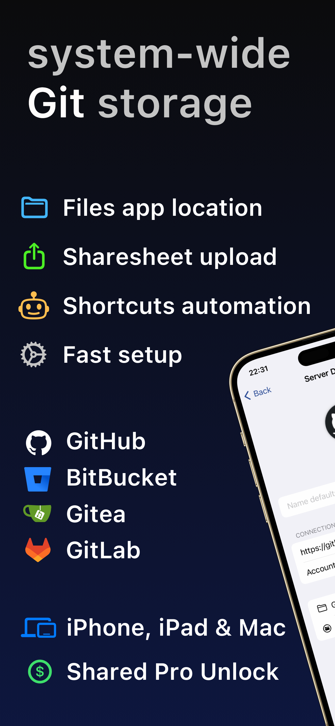 Git Storage: Source Files