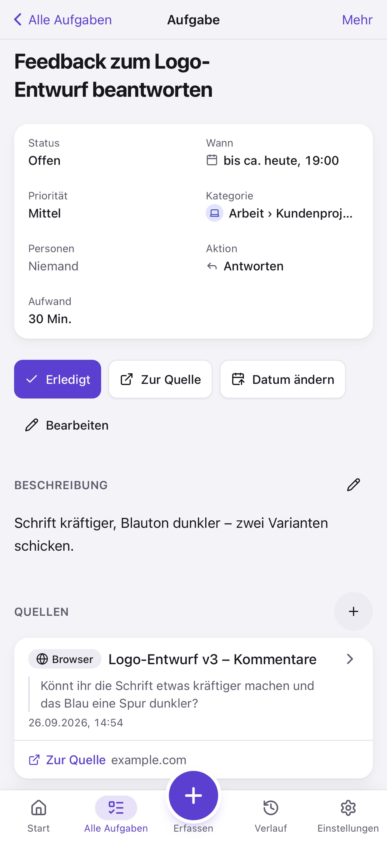 Screenshot 4 of Omnido: Tasks & Sources