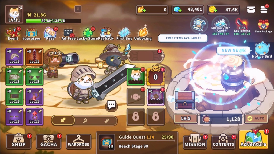 #1. Animal Quest : Idle RPG (iOS) 由: Gameberry Studio Inc