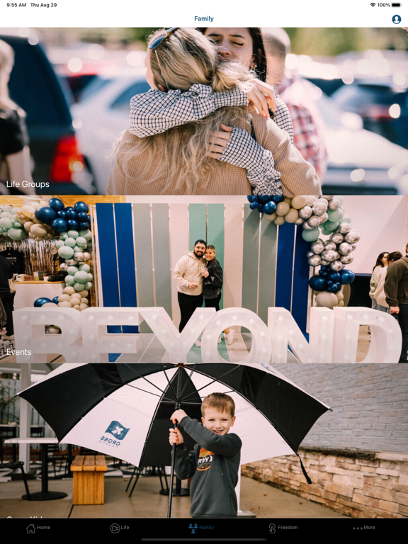 Cross Church Atlanta iPad screenshot 4 - Lifestyle app