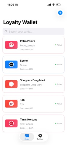 Zen loyalty Cards Screenshot 1 of 5
