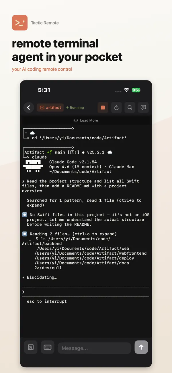 #2. Tactic Remote: AI Coding (iOS) Ved: Shanghai TacticSpace Technology Co., Ltd.