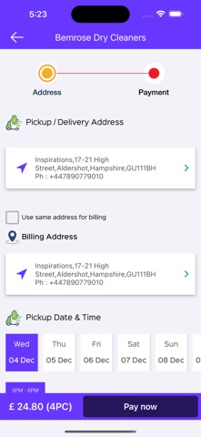 Bemrose Dry Cleaners screenshot