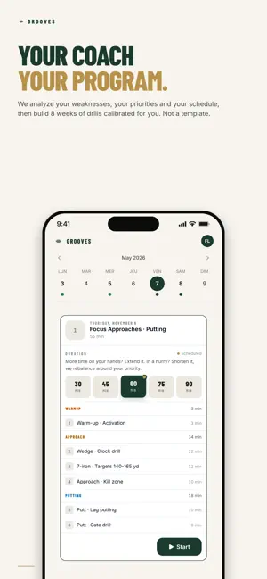 Grooves Golf Coach screenshot 1