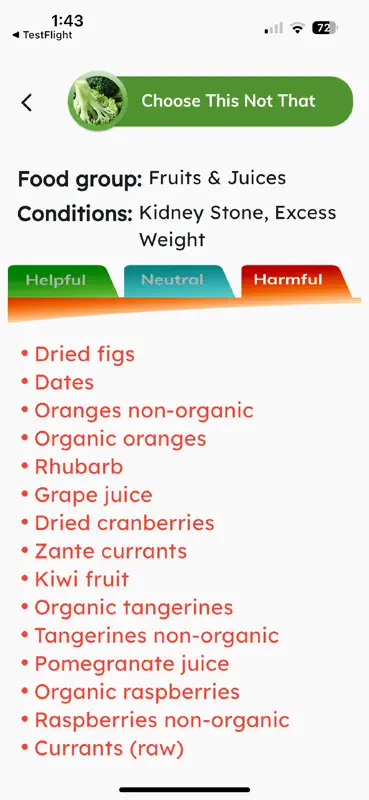 Kidney Stones - Oxalate screenshot 8 of 10