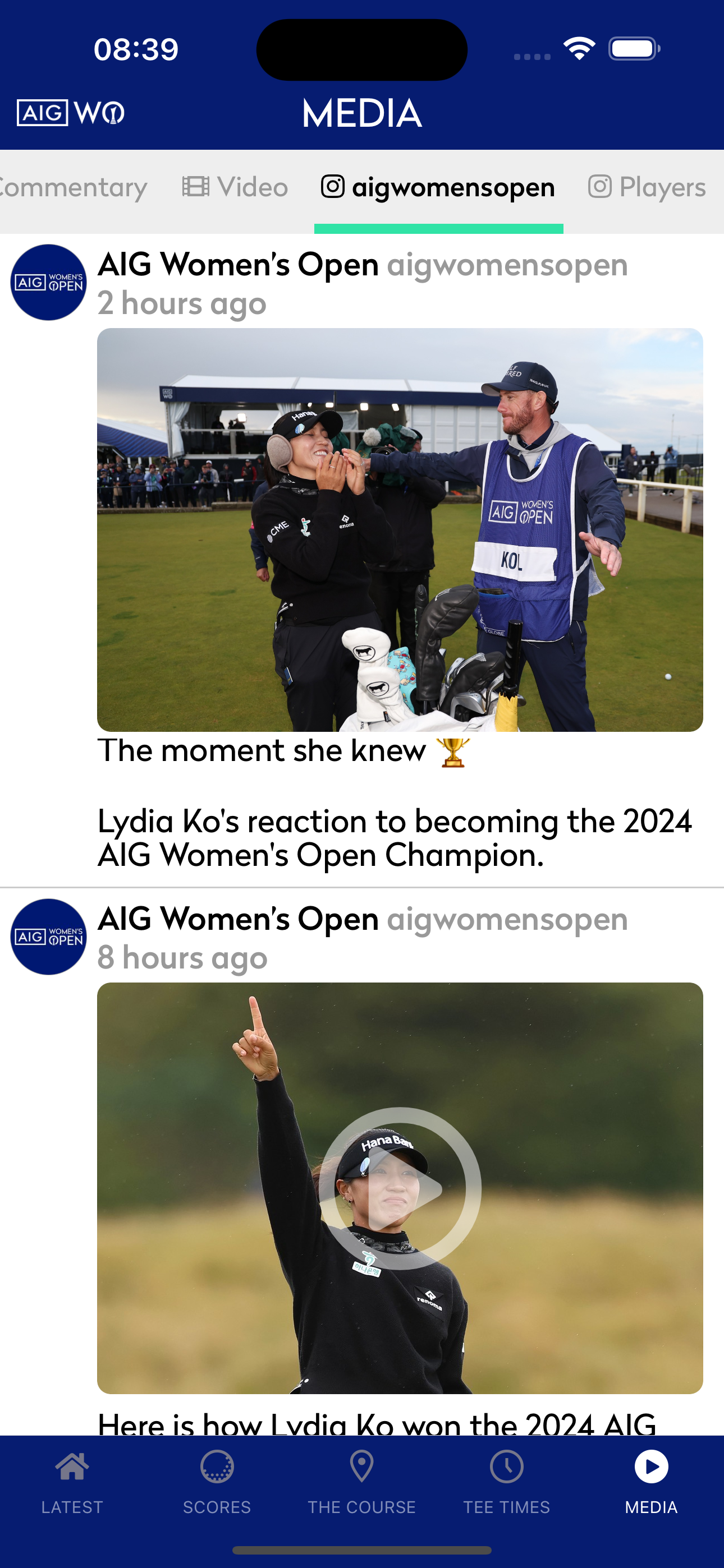 AIG Women's Open