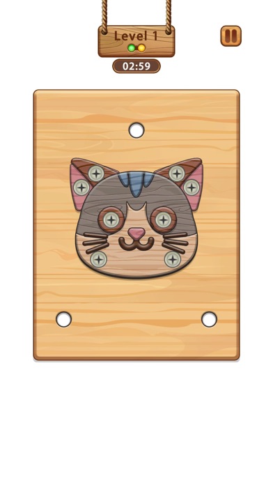 Wood Nuts & Screw Puzzle Screenshot