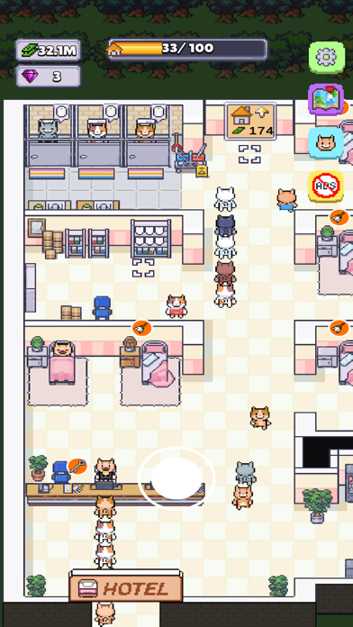 Cat Hotel: The Tycoon Screenshot