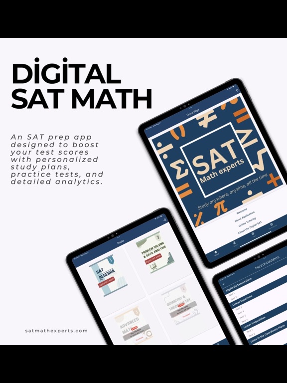 Ace DSAT Math iPad screenshot 1 - Education app