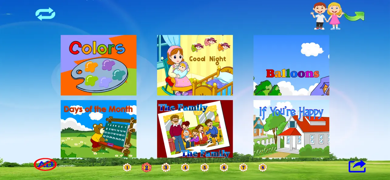 Screenshot #3 pour Chansons enfants animées B