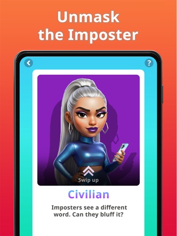 Imposter - Word Party Game iPad screenshot