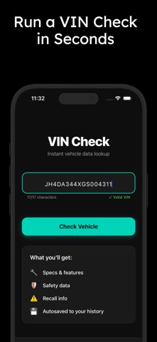 AutoSnap - VIN Check screenshot